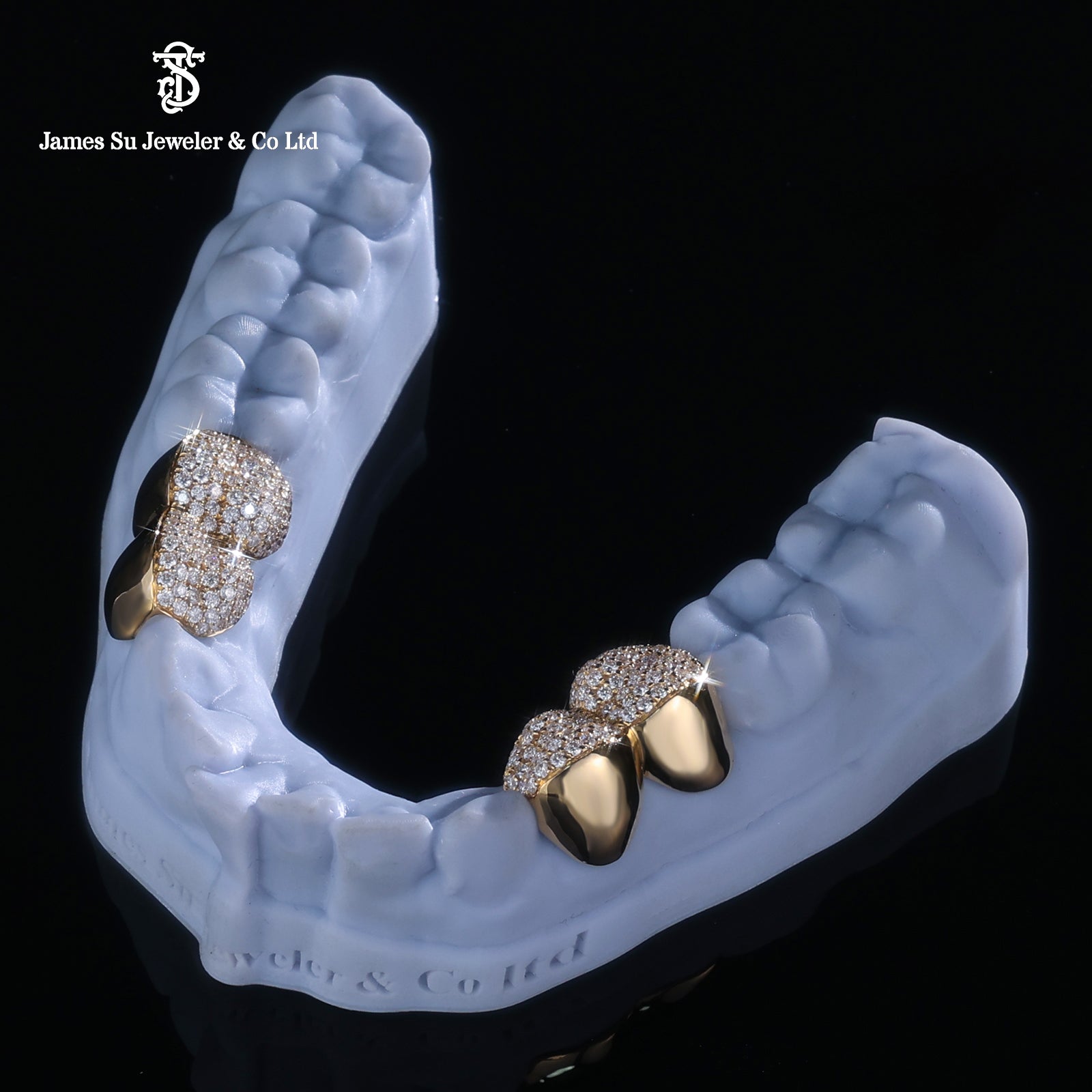 18K Gold Grillz 4 Teeth