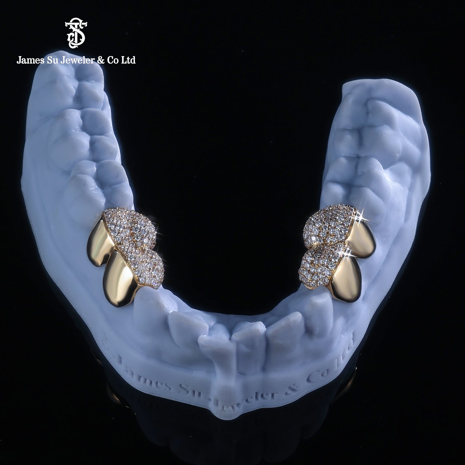18K Gold Grillz 4 Teeth