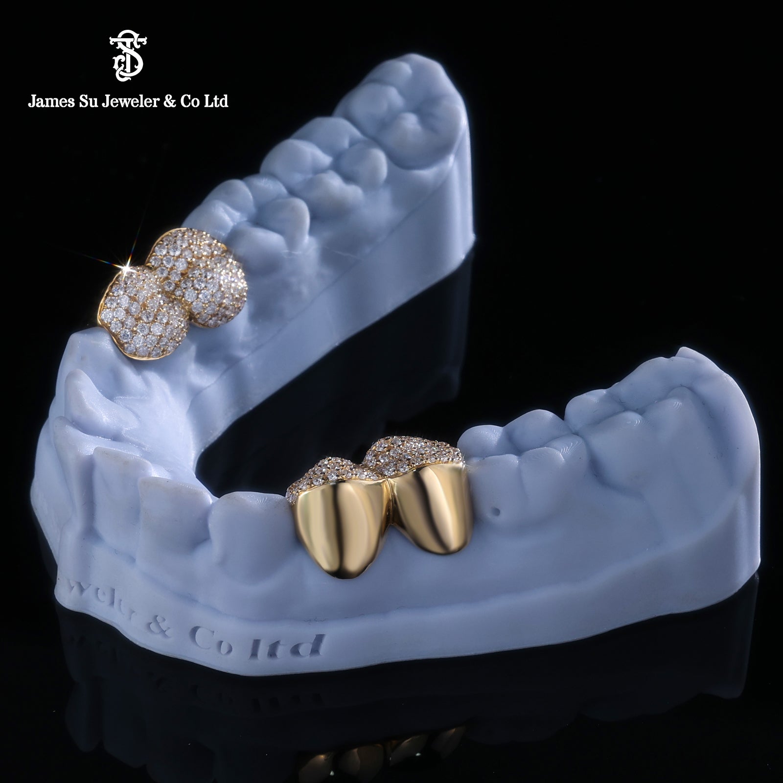18K Gold Grillz 4 Teeth
