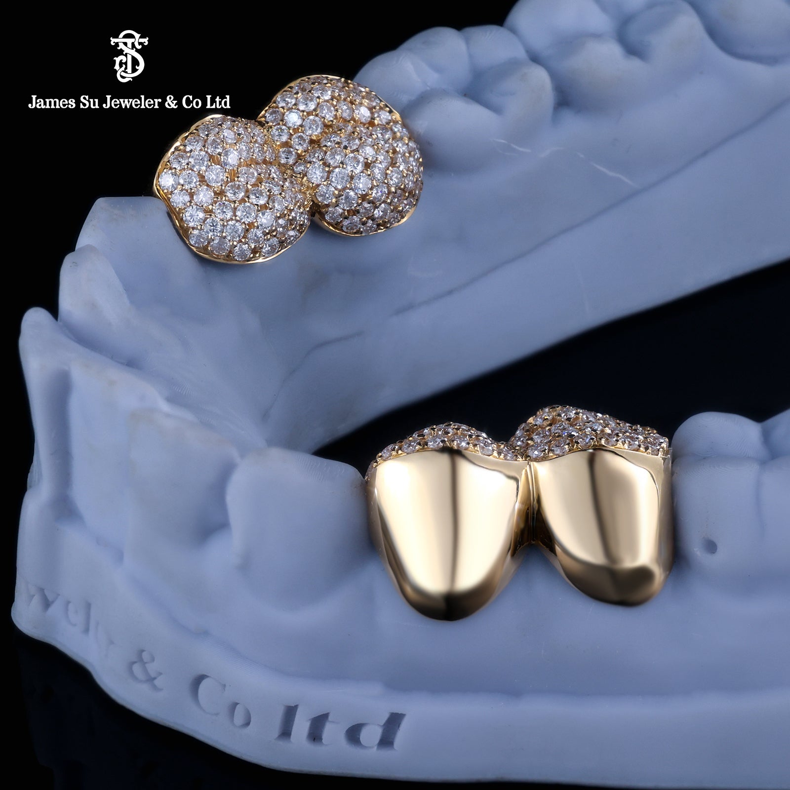 18K Gold Grillz 4 Teeth