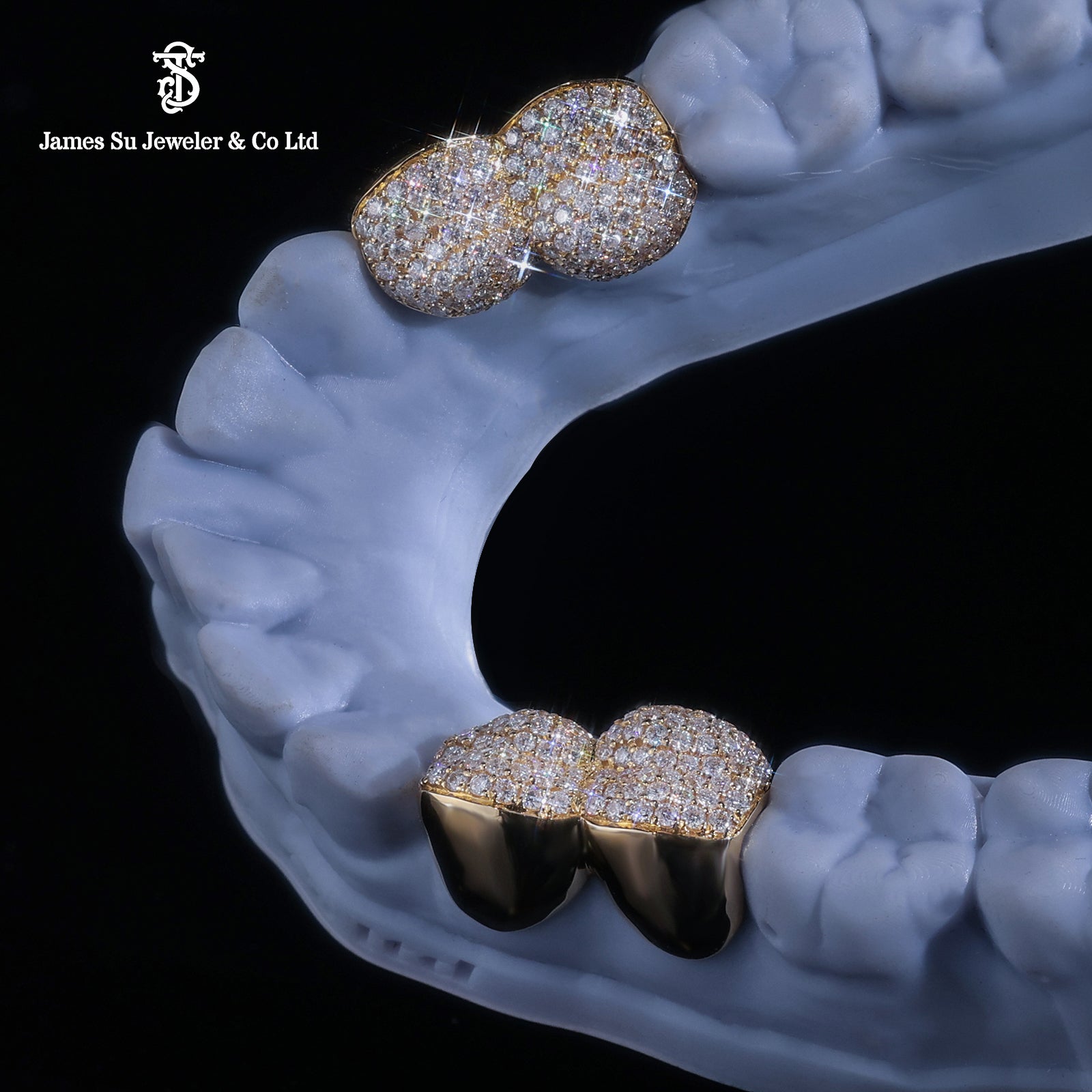 18K Gold Grillz 4 Teeth