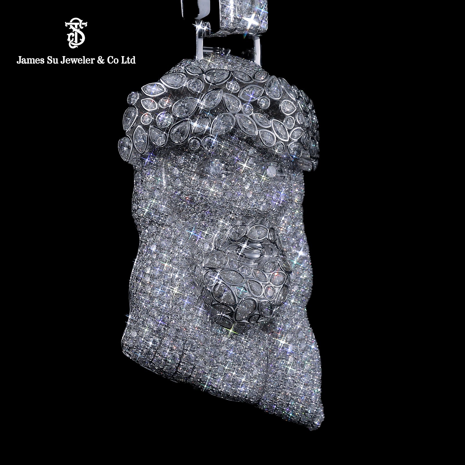 Iced Out Jesus Pendant