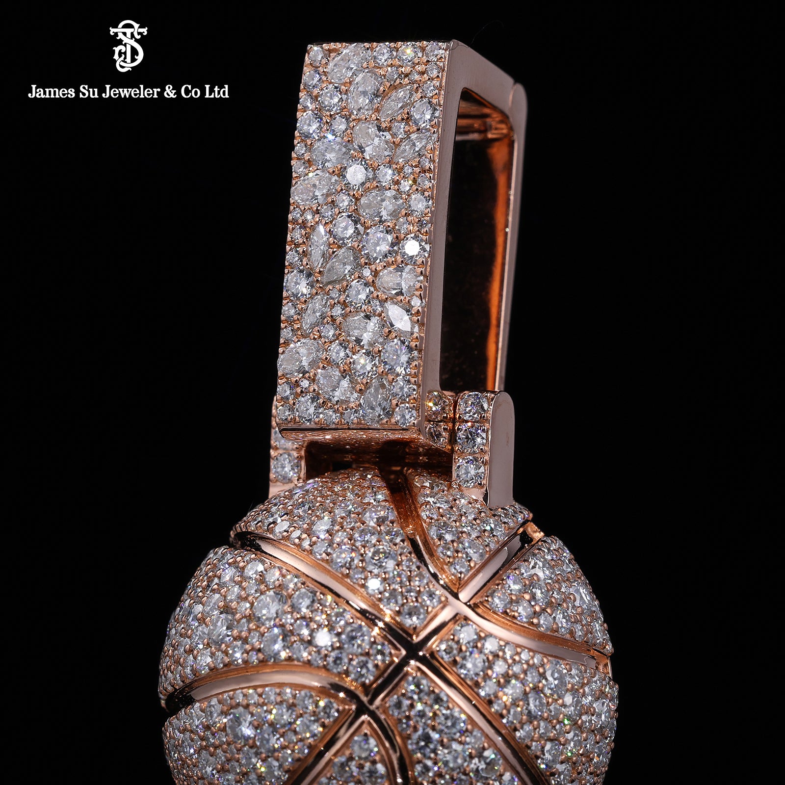 Rose Gold Championship Trophy Pendant