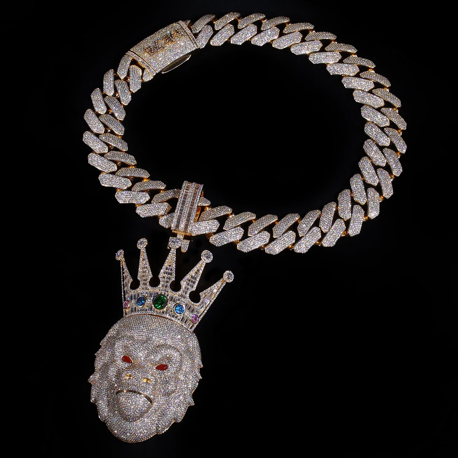 Massive Gorilla Pendant (Vogue Featured) – Custom Iced Out, Luxury Hip Hop Jewelry
