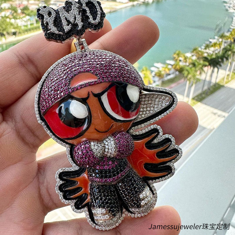 Custom Bling Pendant Necklace