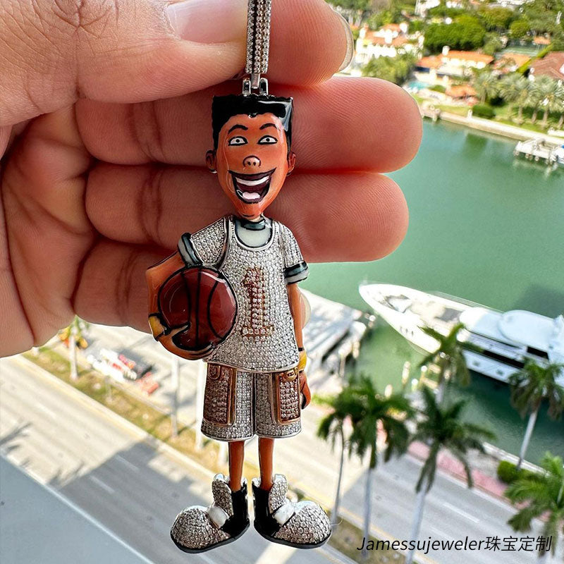 Custom Bling Pendant Necklace