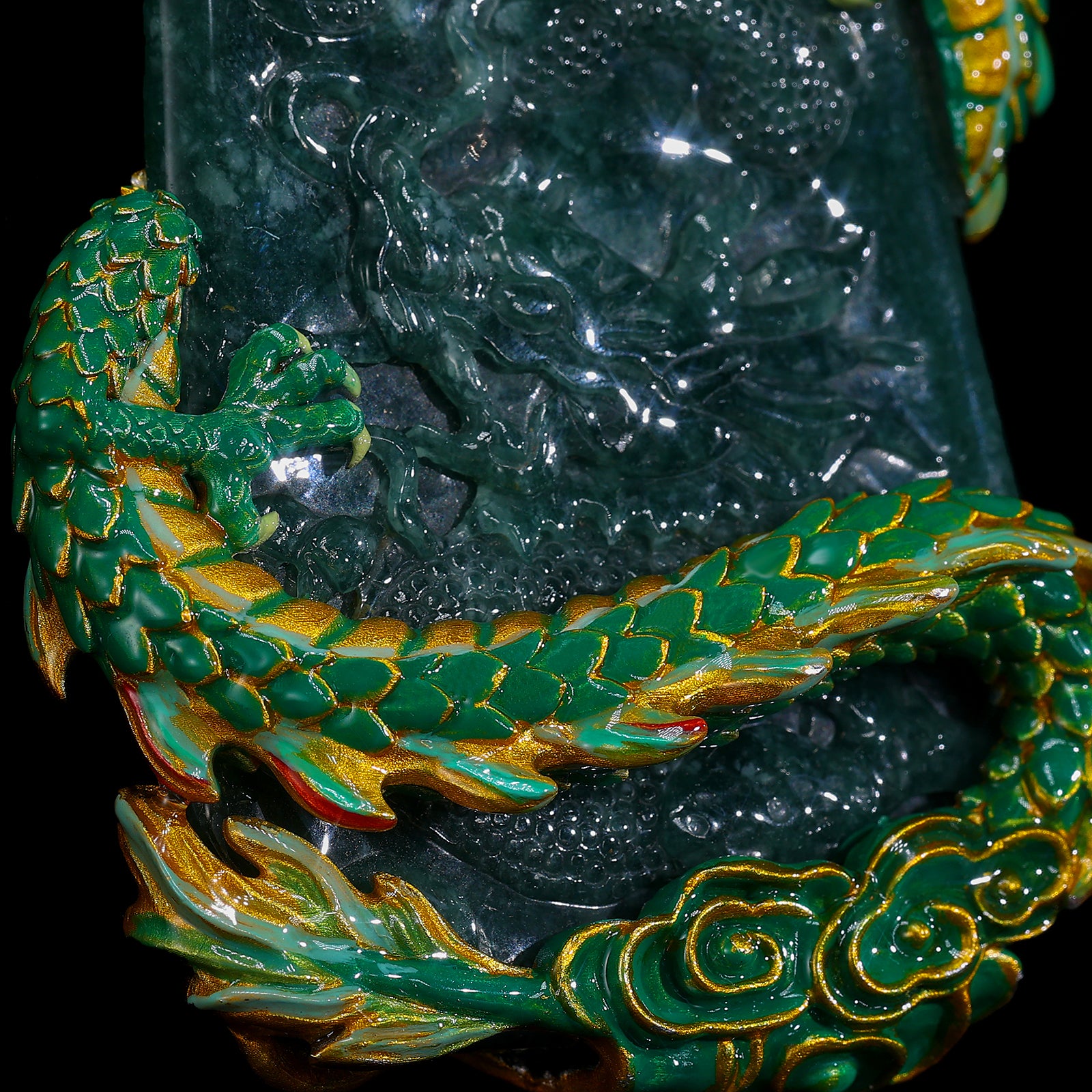 Customized Dragon Jade Pendant Design