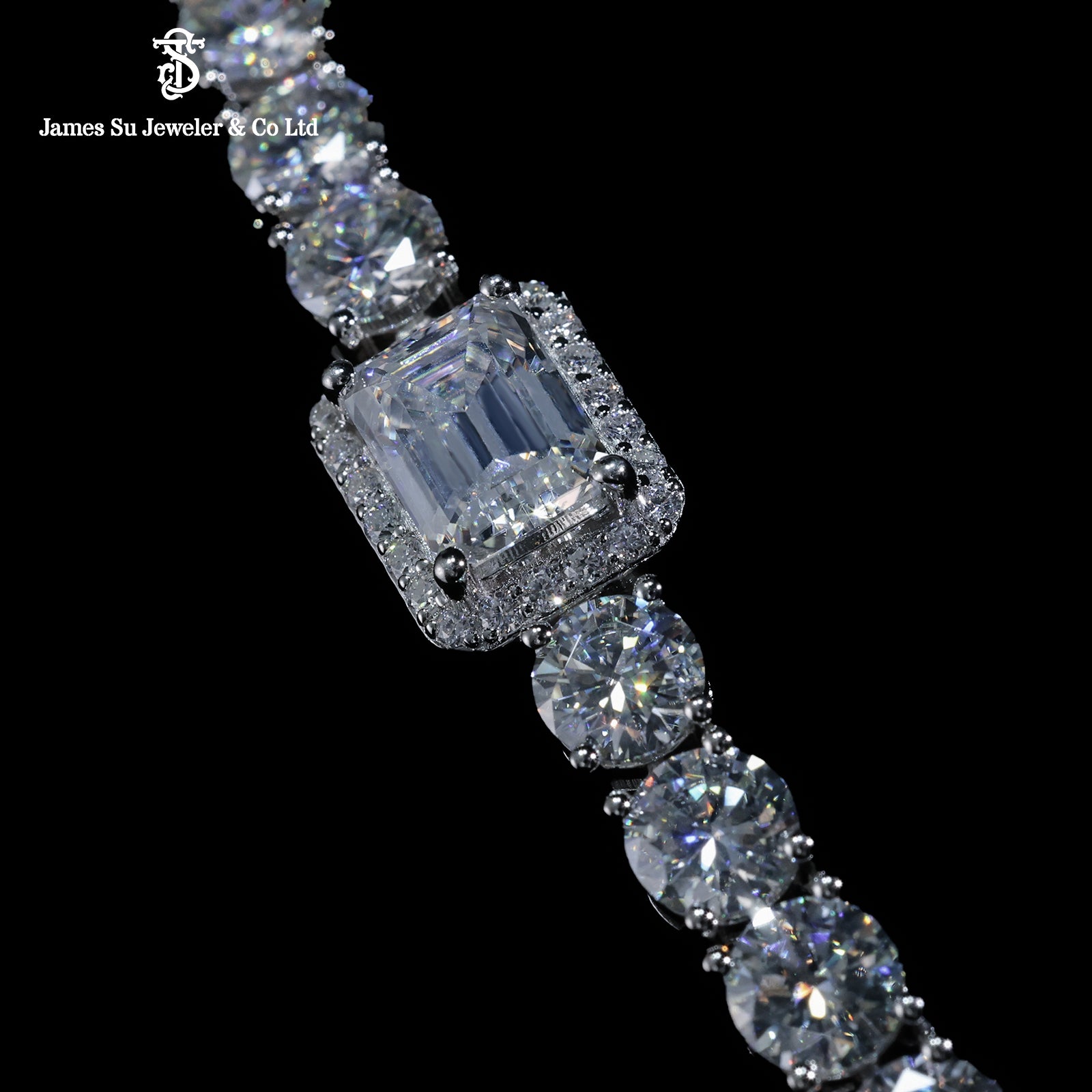 Diamond Cross Tennis Chain