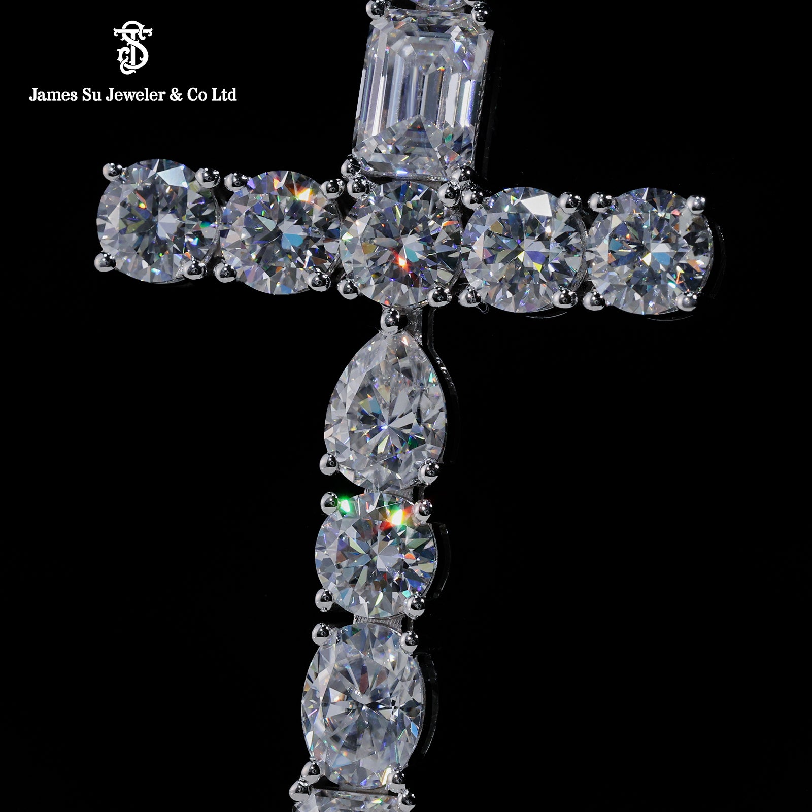 Diamond Cross Tennis Chain