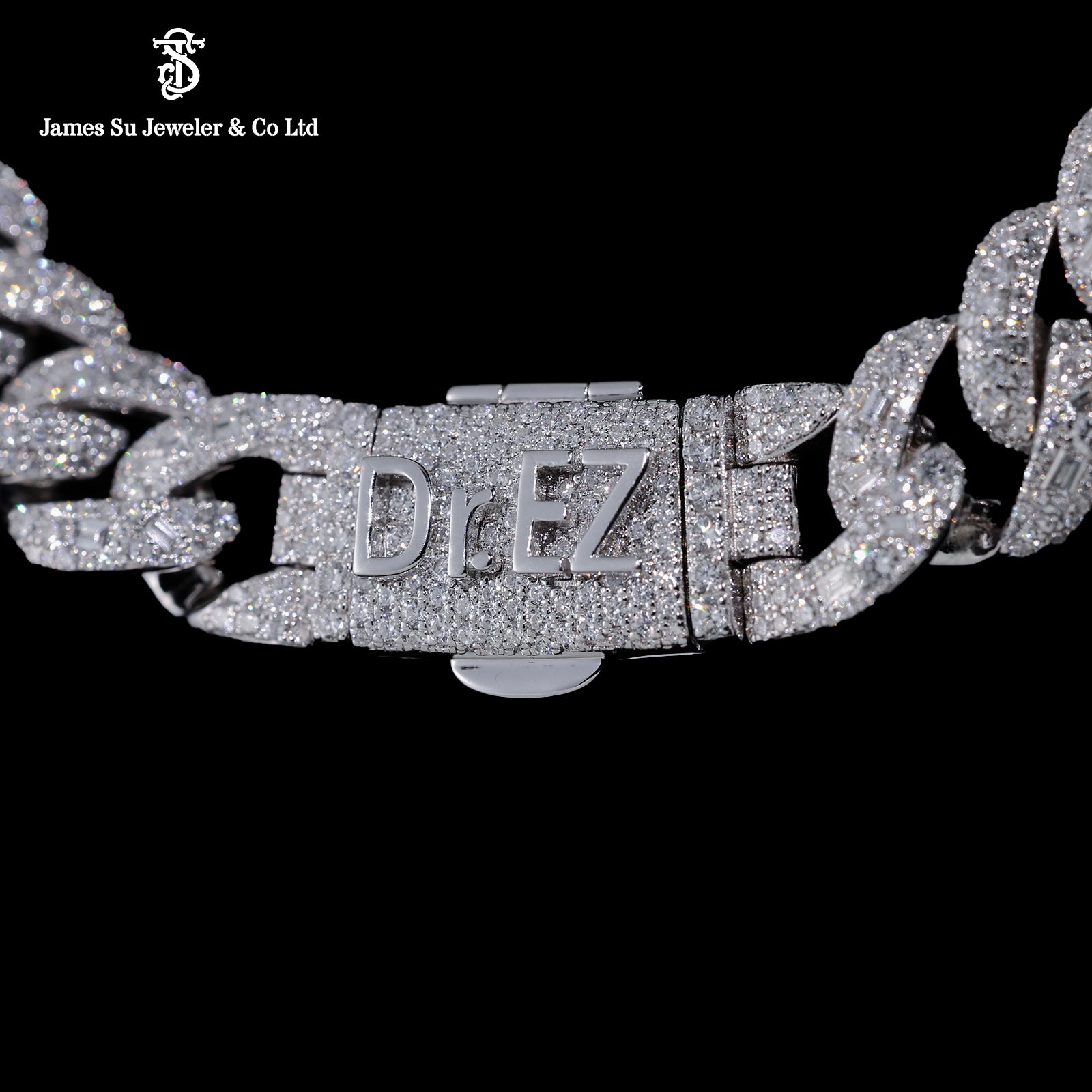 Baguette & Round Diamond Cuban Link 13mm of Pure Brilliance