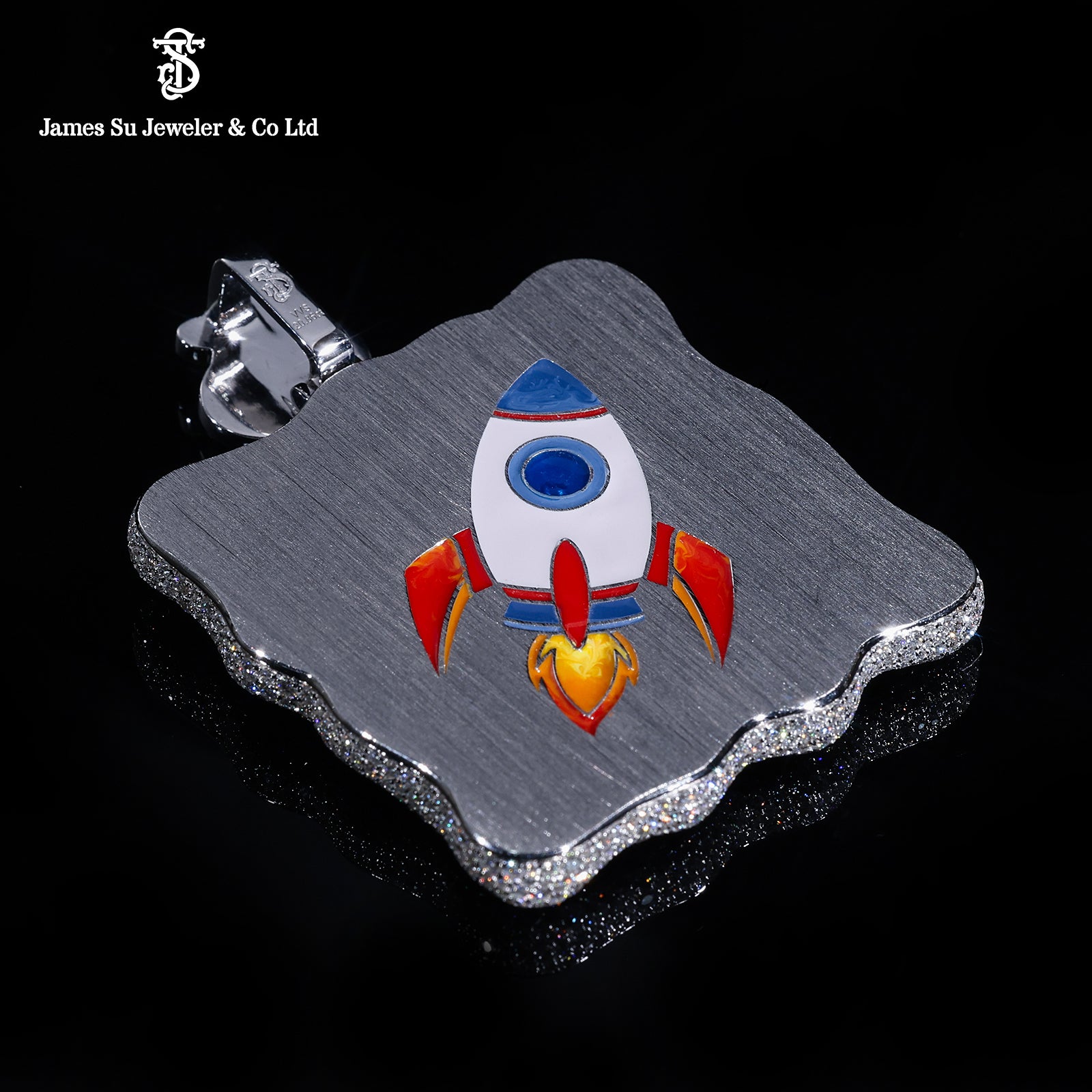 Custom “Still BTO” Iced Out Pendant – Fully Flooded Statement Necklace