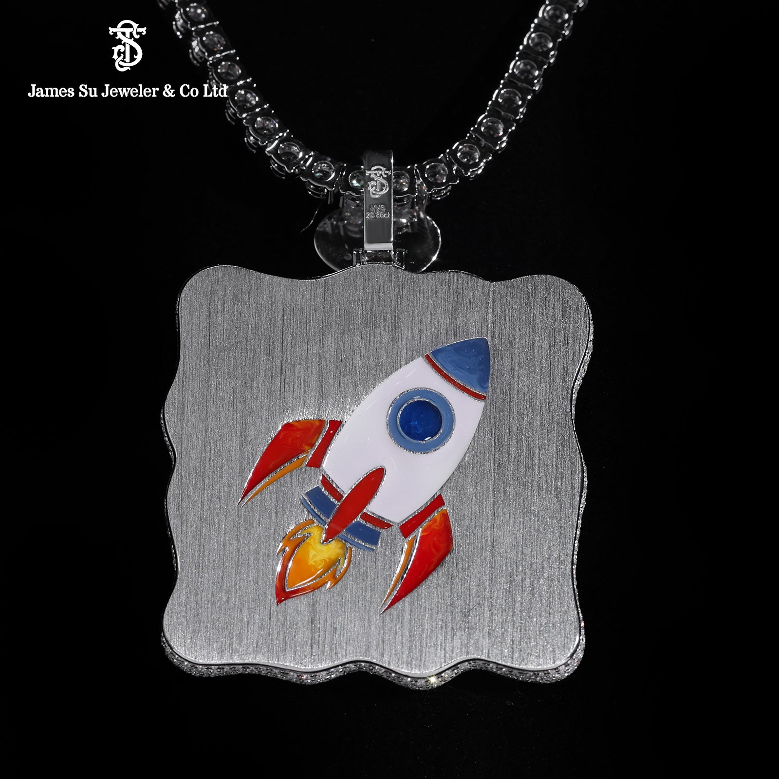 Custom “Still BTO” Iced Out Pendant – Fully Flooded Statement Necklace