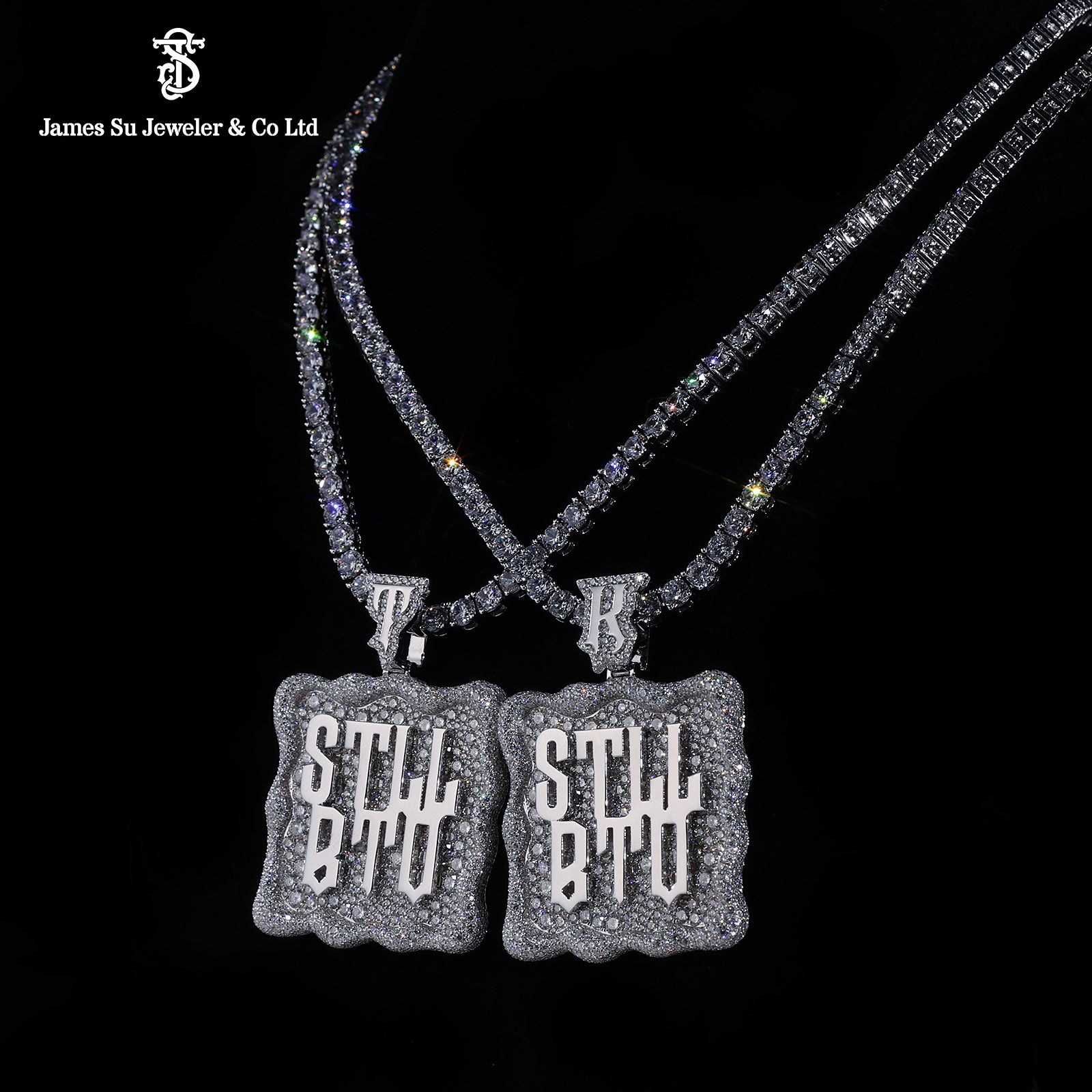 Custom “Still BTO” Iced Out Pendant – Fully Flooded Statement Necklace
