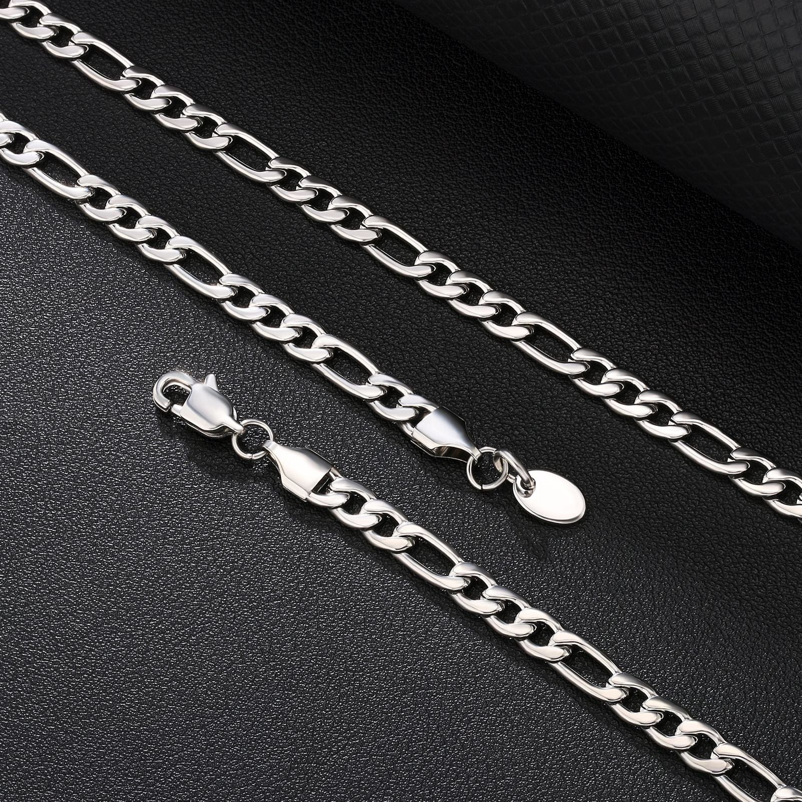 5mm Figaro Chain Stainless Steel