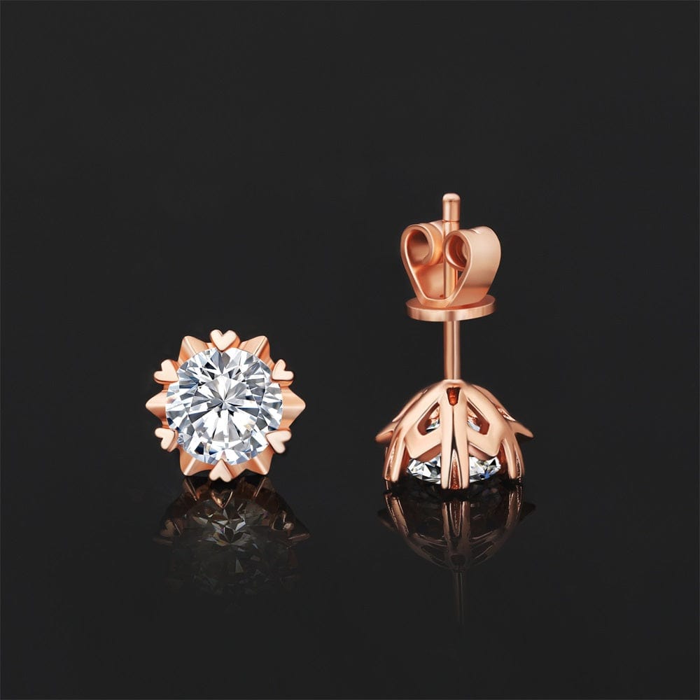 Earrings 0.5 Carats *2 VVS1 Snowflake