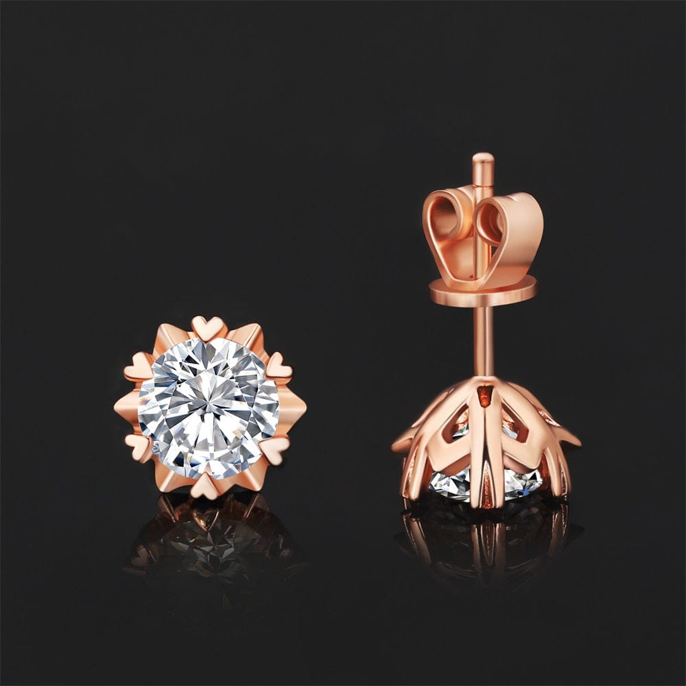 Earrings 1 Carats *2 VVS1 Snowflake