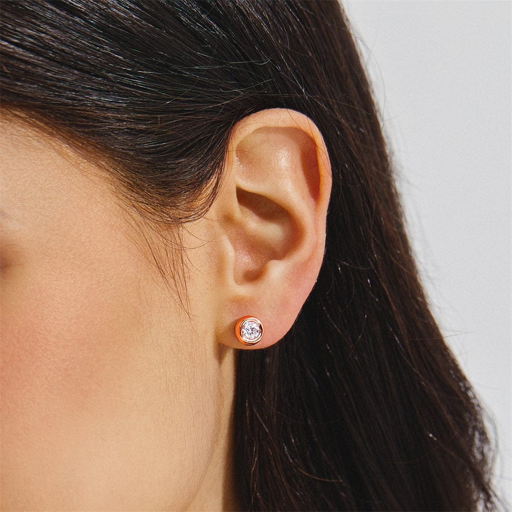 Earrings 0.5 Carats *2 VVS1 Round