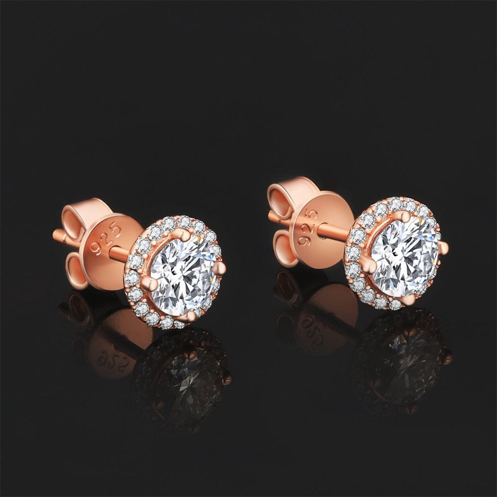 Earrings 0.5 Carats *2 VVS1 Round Cut