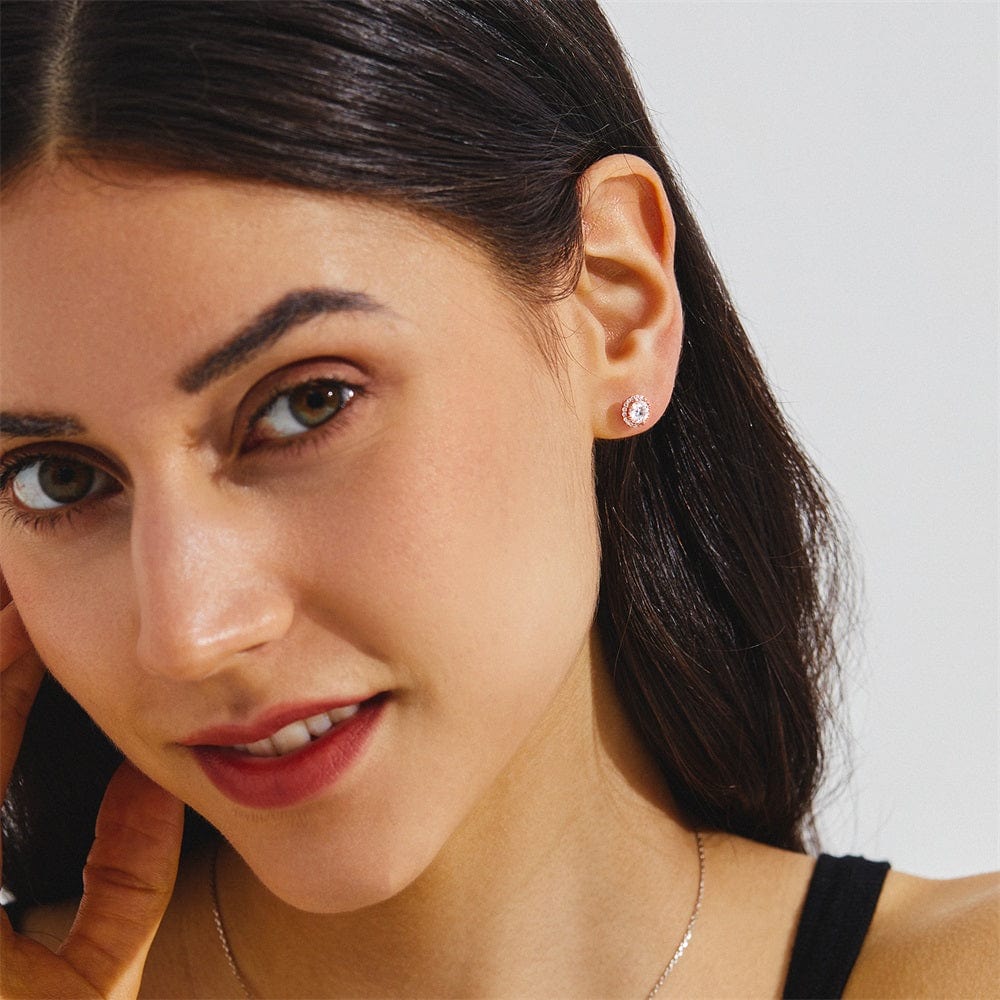 Earrings 0.5 Carats *2 VVS1 Round Cut