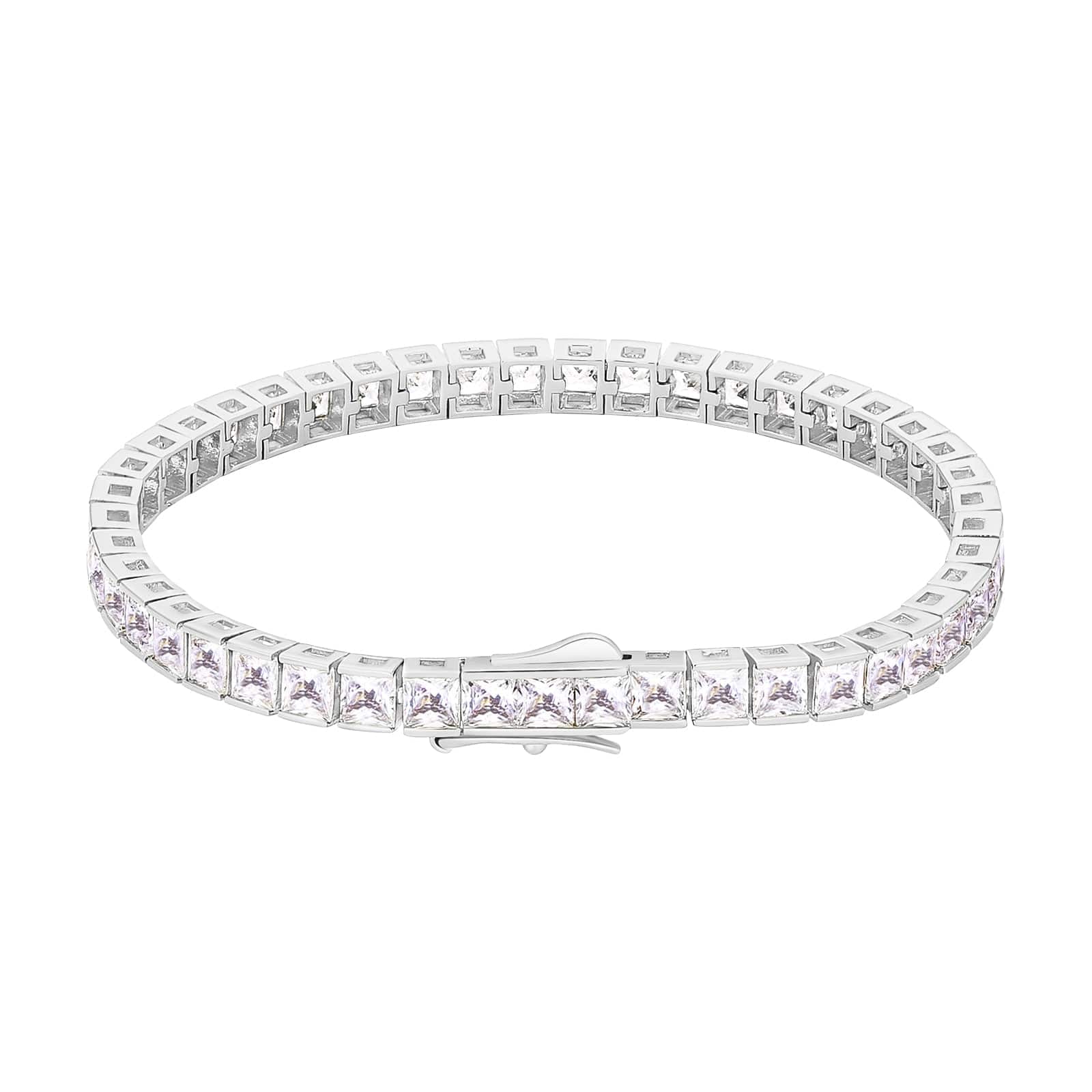 Tennis Bracelet Hip Hop Jewelry 5mm 14K Gold/White Gold