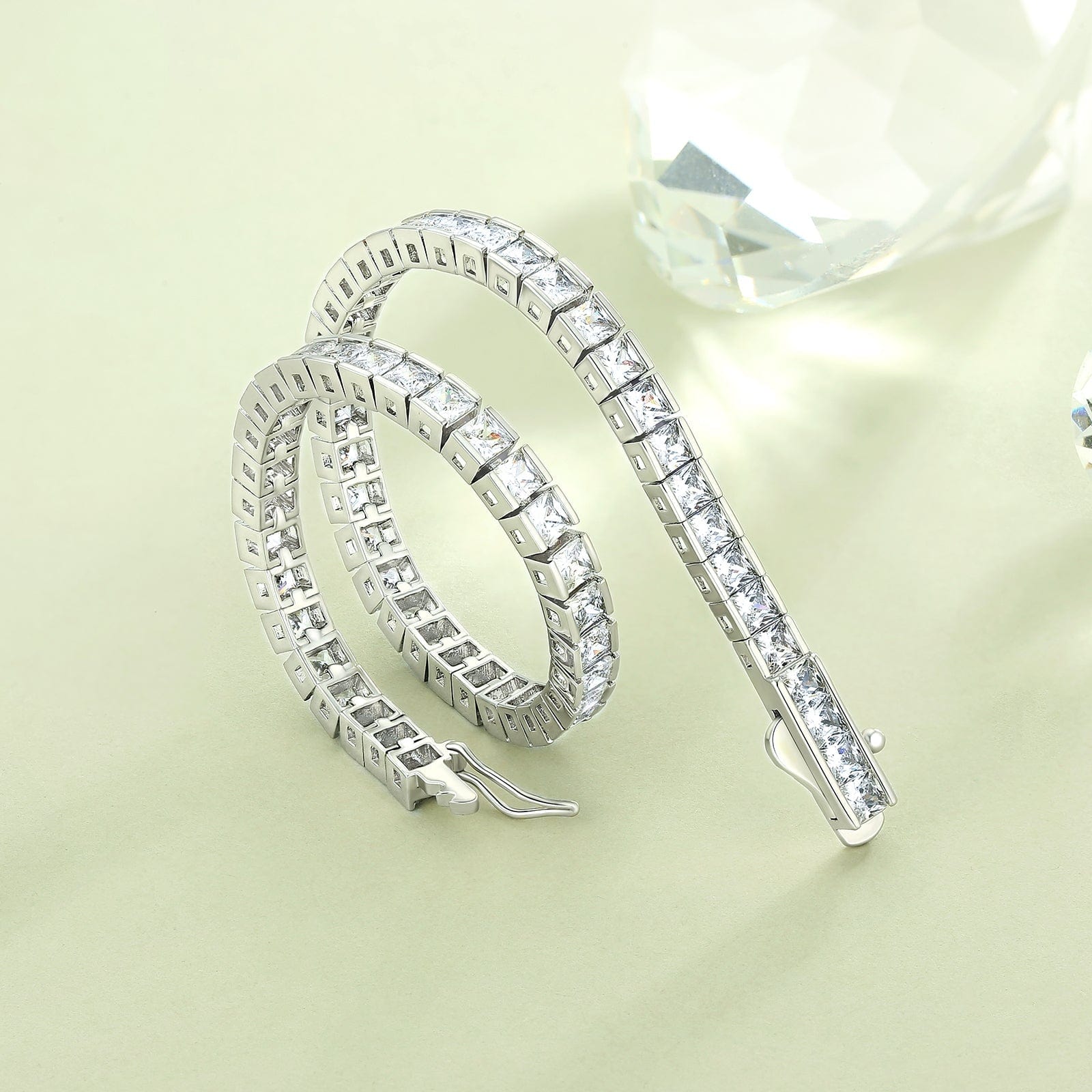 Tennis Bracelet Hip Hop Jewelry 5mm 14K Gold/White Gold