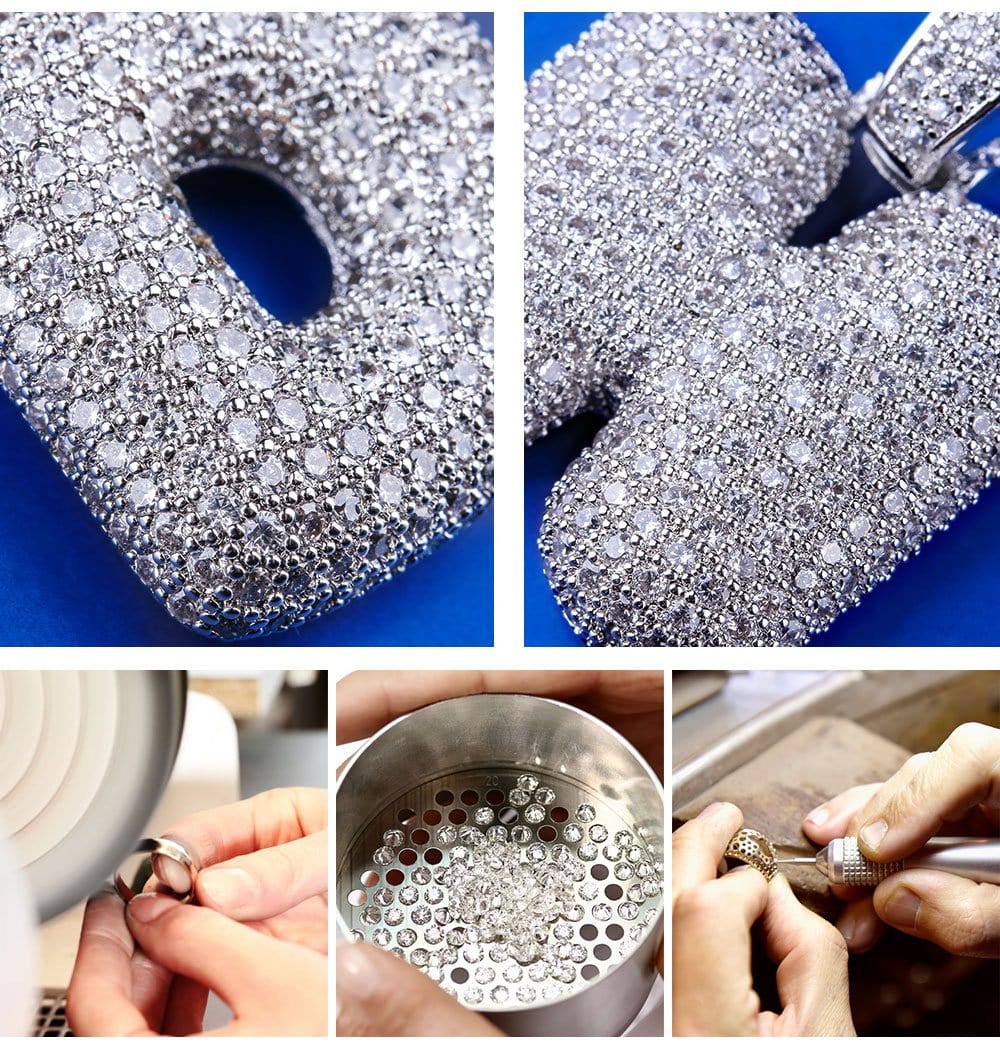 Wholesale Hip Hip Custom Pendants Letter Pendants Alphabet Name Pendant With Fire And Brilliance VVS Moissanite Lab Diamond Custom Design