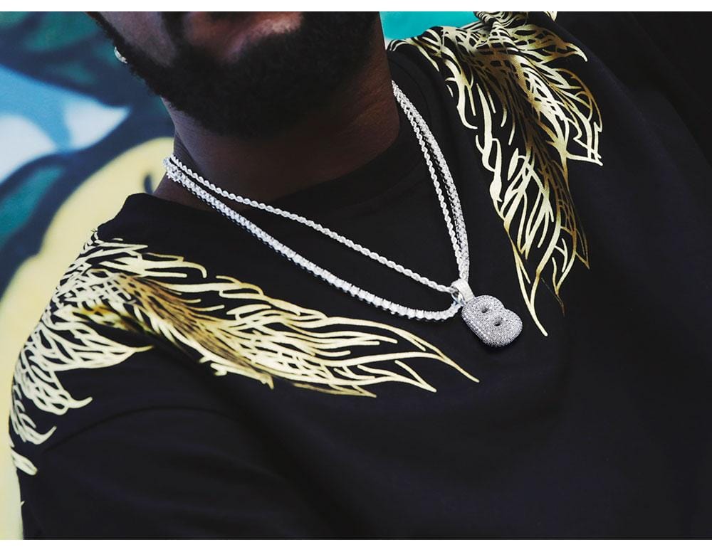 Wholesale Hip Hip Custom Pendants Letter Pendants Alphabet Name Pendant With Fire And Brilliance VVS Moissanite Lab Diamond Custom Design